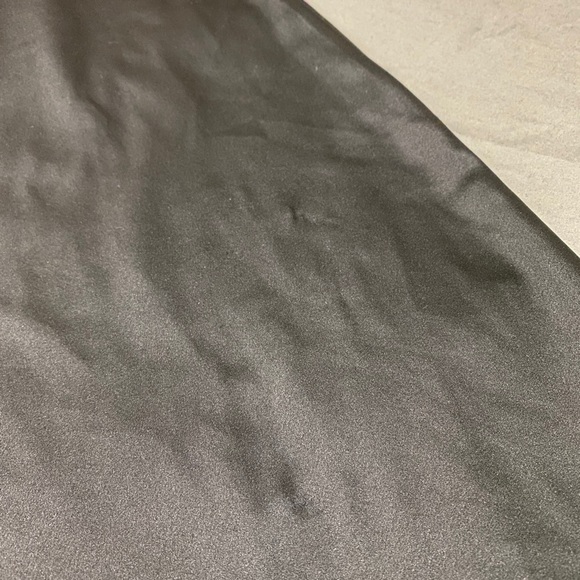 Dynamite Black Satin Midi Slip Dress - Picture 6 of 9